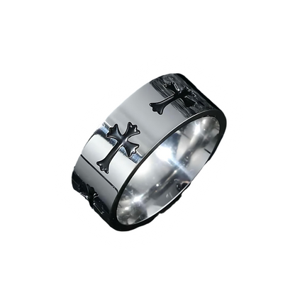 Gothic cross ring